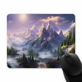 thumbnail image 2 of Mouse Pad Mountain, Square Computer Mouse Pads with Design, Washable Mouse Mat with , Office Home Non-Slip Rubber Base Mousepad, Natural Landscape, 2 of 4