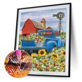 thumbnail image 2 of Kits de carrito de girasol con margaritas y taladro de pintura de diamantes, decoración redonda completa para el hogar Hugtrwg Para estrenar, 2 of 9