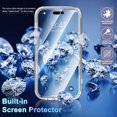 thumbnail image 6 of Tarise iPhone 14 Pro Max Case with Screen Protector, [Wireless Charging] Shockproof Drop Proof Dual Layer Rugged Hybid Back Cover with TPU Impact Resistant for Apple iPhone 14 Pro Max, Blue Marble, 6 of 8