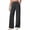 Dark Gray, variant on Womens Fashion Summer Essentials Clothing Wide Leg Trousers Ladies Work Trousers with Pockets High Elasticated Waist Yoga Pants Casual Pants for Women