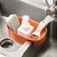 thumbnail image 3 of Naiovety Fregaderos de cocina Drenaje Cesta de basura colgante Estante de almacenamiento de basura Estantes antideslizantes Gadget doméstico para Organizadores de utensilios de cocina naranja Naiovety HA011870-03, 3 of 6
