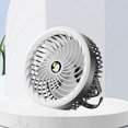 thumbnail image 1 of Ventilador de techo Batería de escritorio recargable 3 velocidades ajustable para acampar al aire libre Wdftyju Libre de BPA, 1 of 5