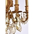 thumbnail image 2 of Elegant Lighting Monarch Traditional 5 Light E12 French Gold Wall Sconce, 2 of 7