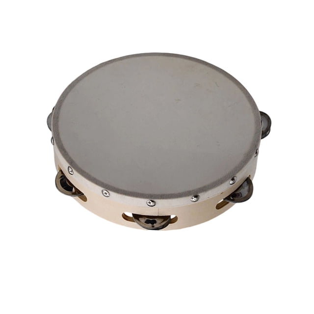 EGNMCR 4/6/7/8/9/10 Inch Hand Tambourine Aluminum Alloy hand drum