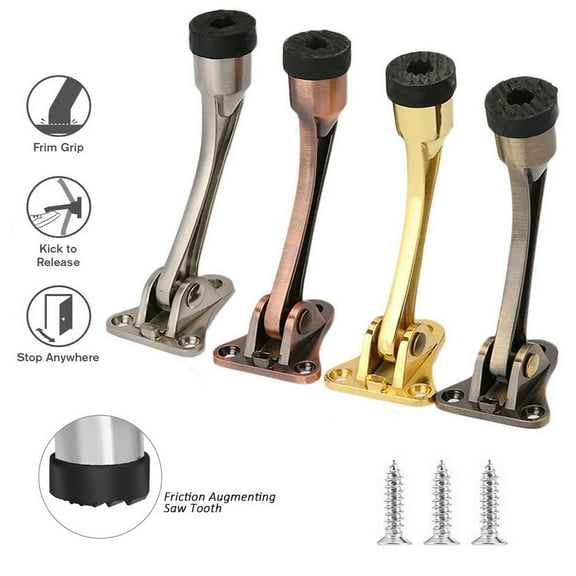tooloflife Metal Horseshoe Door Stopper Protection Door Home Office Doors Universal 4 Colors