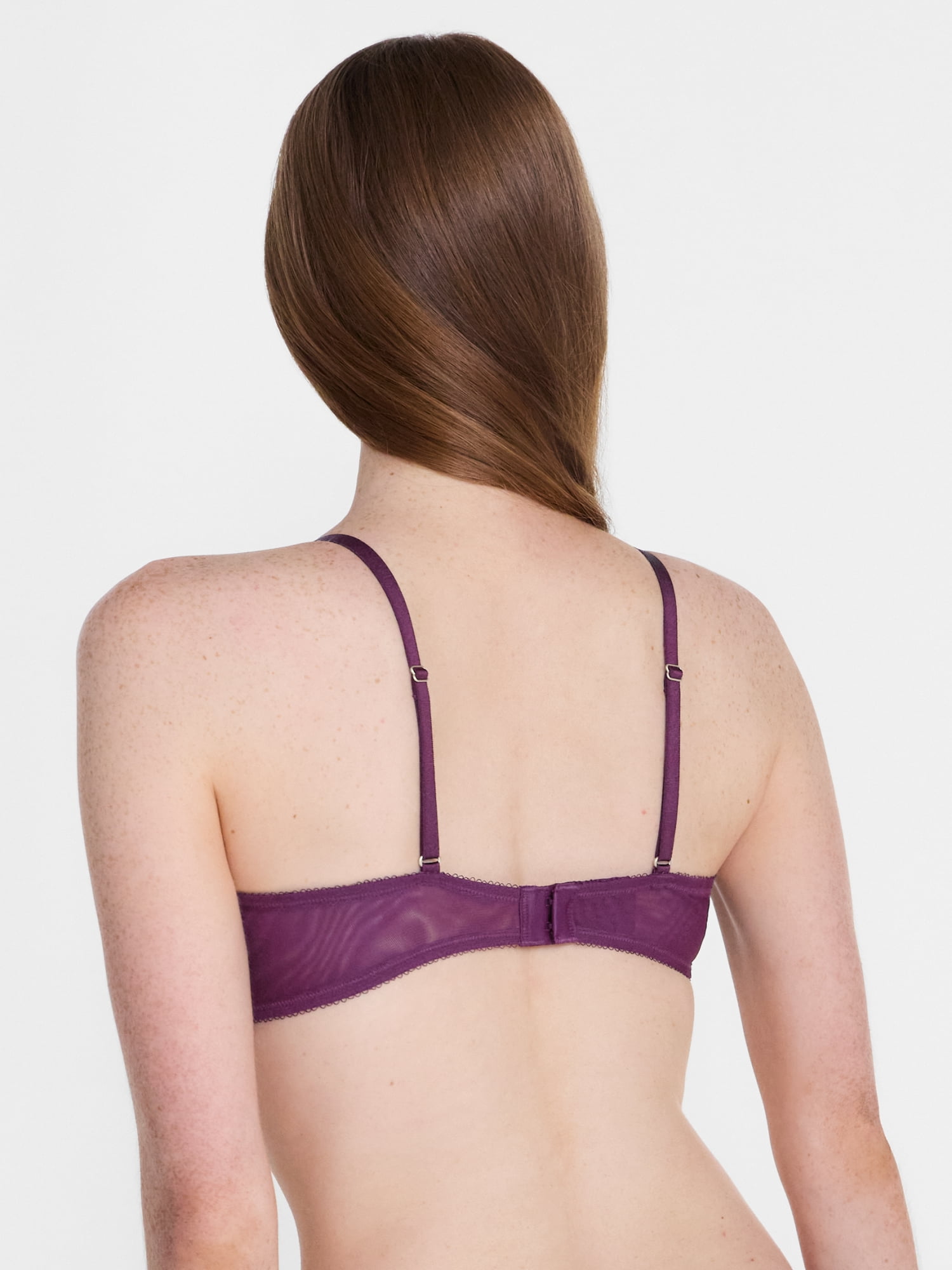 Joyspun Women's Embroidery Bralette, Sizes XS-XXXL