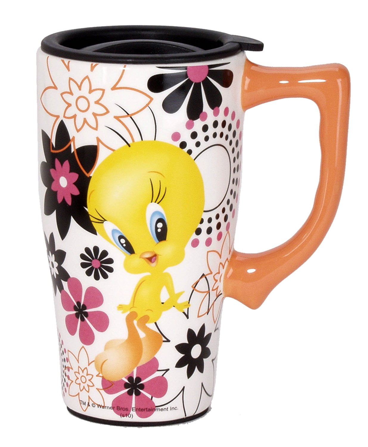 Tweety Travel Mug Multi Colored For Hot And Cold Beverages By Looney Tunes Walmart Com Walmart Com