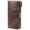 coffee, variant on FALAN MULE Womens Wallet RFID Blocking Soft Leather Trifold Card Holder