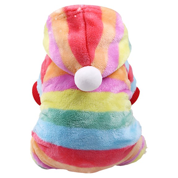 TELOLY 1Pcs Dog Winter Coat,Polyester Puppy Clothes for Small Dogs Girl,Dog Vest,Multicolor1,L