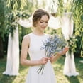 thumbnail image 5 of Wedding Bouquet Artificial Gypsophila Flowers, 20.5in Soft Touch Faux Floral Stems for Bridal Party and Home Vase Decor, Decorative Plastic Floral Sprays, 5 of 5