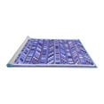 thumbnail image 2 of Ahgly Company Machine Washable Indoor Rectangle Abstract Blue Contemporary Area Rugs, 5' x 8', 2 of 4