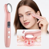 BAISEMAIN Portable Rechargeable Eye Lift Wand,Heated Eye Wand & Vibration Eye Beauty Device for Dark Circles, Eye Bags, Puffiness, Fine Lines,3 Modes Travel Eye Massage Tool