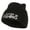 Black, variant on I'd Rather Be Fishing Embroidered Short Beanie - Dk Grey OSFM