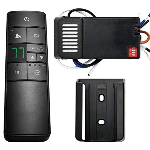 Universal Thermostatic Ceiling Fan Remote Control Kit With Holder Replacement Of Hampton Bay Hunter Home Decorators Collection Honeywell 3 Sd Timer Light Dimmer Hd3 Ac8 T Wi Com Universal Thermostatic Ceiling Fan, Hampton Bay Ceiling Fan Remote Light Dimmer Not Working