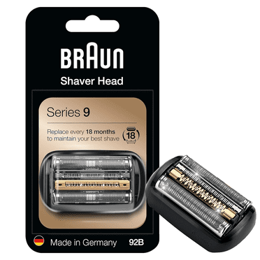92B Series 9 Shaver Replacement Head for Braun Series 9 Electric Shaver Foil & Cutter 9030s 9040s 9050cc 9240s 9242s 9280cc Black