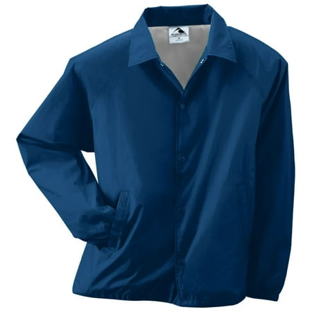 NYLON COACH'S JACKET/LINED NAVY M