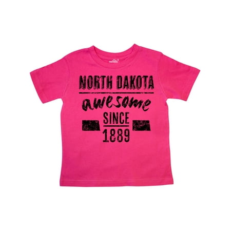 

Inktastic North Dakota Awesome Since 1889 Gift Toddler Boy or Toddler Girl T-Shirt