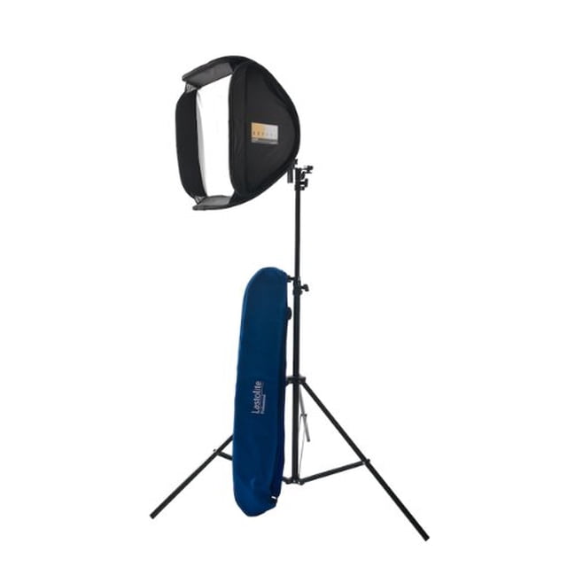 Kit de zapatillas eléctricas Lighting Lastolite Ezybox M2 con softbox de 38 x 38 cm