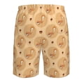 thumbnail image 6 of Kdxio Squirrel And Nuts Pattern Mens Casual Shorts - Drawstring Summer Beach Sports Shorts for Men, 6 of 9