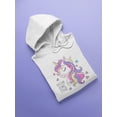 thumbnail image 3 of Fashion Unicorn Hoodie Women -Image by Shutterstock, Female Small, 3 of 4