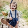 thumbnail image 3 of Ropa a juego de la colección de sabbos a cuadros azules para niños y niñas, trajes a cuadros para bebés, Blazer, falda, pelele, pantalones, vacaciones, nuevo, 3 of 4