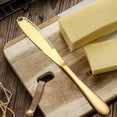 thumbnail image 4 of Ergonomic Design, Stainless Steel Butter Knife, 3 In 1 Kitchen Gadgets, Perfect For Cheese Cutting, Bread Slicing, And Butter Grating, Dishwasher Safe, Safety And Health Assured, 4 of 6
