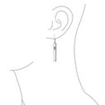 thumbnail image 3 of Bling Jewelry Womens Minimalist  Bar Dangle Earrings in  Sterling Silver Lever Back, 3 of 3