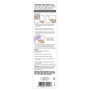 Salon Perfect Structure Gel Nail Polish Builder Hard Gel Base Coat, Brush On, 4.5g, Clear