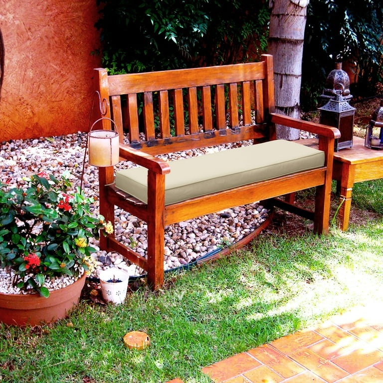 Patio furniture bench discount cushions