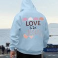 thumbnail image 1 of WILLBEST Sudaderas En Pareja Sudaderas con Capucha y Sudaderas para Hombre Sudadera con Capucha Informal Holgada con Estampado De Letras para Uso Diario Otoño Invierno Ropa De Calle Cómoda Grande, 1 of 3