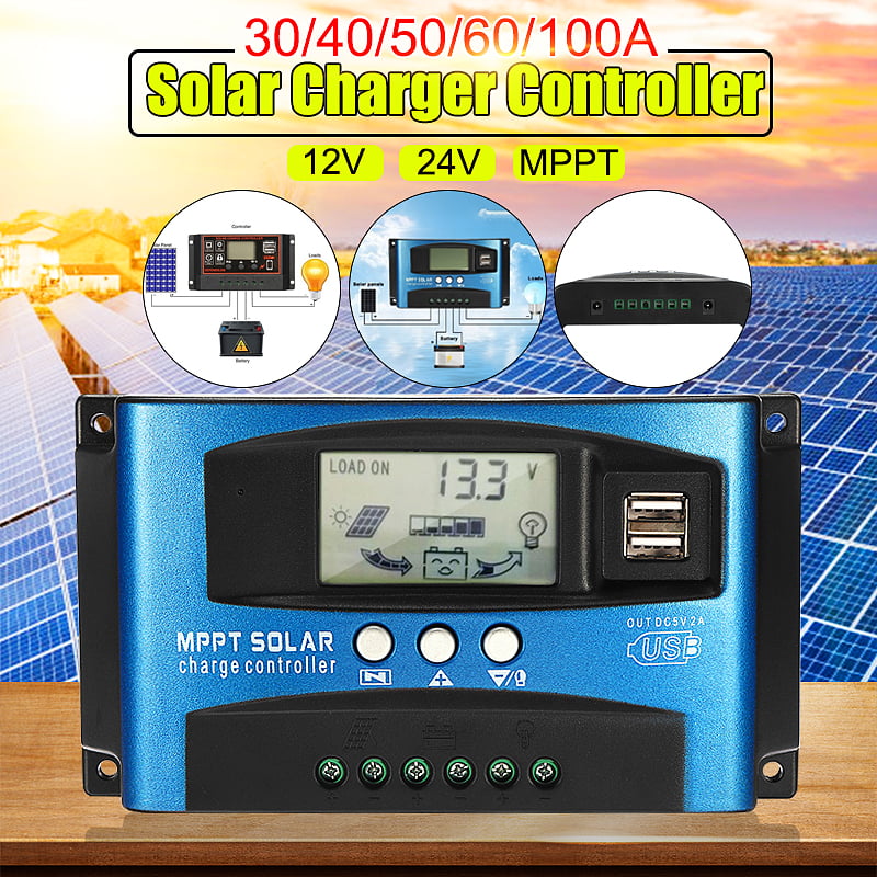 SPARK Dual MPPT 10A 20A 40A 12V/24V Solar Charge Controlle MAX PV 50V 