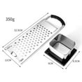 thumbnail image 1 of Langgg Stainless Steel Manual Shaver Noodle Planer Grip Spaetzle Maker Spaetzle Dumpling Maker Slicer, 1 of 8