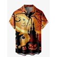 thumbnail image 3 of Camisas hawaianas de manga corta, divertidas camisas de Halloween, camisas de moda para hombres, blusas de playa espeluznantes, ropa para hombres, camisas de un solo pecho, 3 of 4