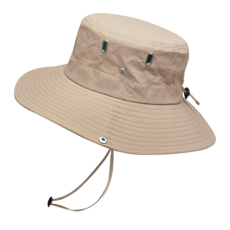 Dyfzdhu Bucket Hats Mens Summer Protection Breathable Fisherman Cap  Foldable Bucket Hat | Sonnenhüte