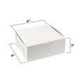 thumbnail image 2 of MT Products White Pastry Box - 6" x 6" x 3" Bakery Boxes - Pack of 15, 2 of 8