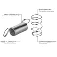 thumbnail image 5 of KAKOWELY Spring assortment 200PCS Spring Assortment Spiral Spring Galvanized Spring Set Spring Rate Extension Spring0.47"X0.31"X0.2", 5 of 5