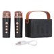 thumbnail image 1 of Portable Bluetooth Speaker with Dual Microphone Set Home Karaoke Machine Karaoke Mics Speaker System Black, 1 of 4