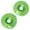 Green Shine, variant on M3 7075 LowPro Wing Washers, Gunmetal Shine - 2 Piece