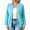 Sky Blue, variant on BXJX Womens Zipper Sweatshirts, Athletic Long Sleeve Spring Fall Casual Bomber Jacket with Pockets Khaki Size S-2XL