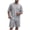 Gray, variant on CHUMUD Shorts Sets for Men 2 Piece Outfits Summer Matching Set Short Sleeve T-Shirts Drawstring Shorts Set Athletic Tracksuits (Avail for Big & Tall)