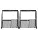 thumbnail image 1 of 2 PACK Clear Drawstring Bag Stadium Approved, See Through Transparent PVC Drawstring Backpack, Clear Bag for Concert, 1 of 5