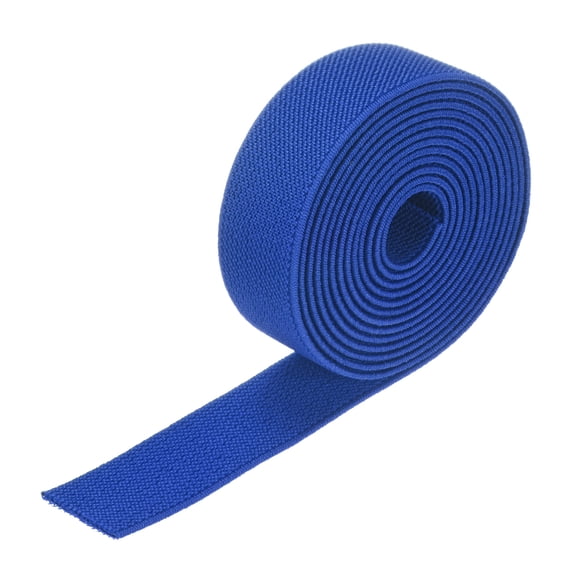 Uxcell Elastic Bands for Sewing, 1 Inch 2 Yards Knit Elastic Spool [dark blue]