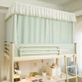 thumbnail image 2 of Bunk Bed Curtain Set, with Rectangular Frame & Dual Zipper Door,Portable Sleeping Tents for Top and Lower Bunk Bed Canopy Set, 2 of 6