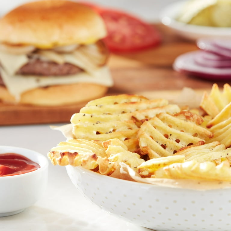 Great Value Waffle Cut French Fried Potatoes, 24 oz (Frozen)