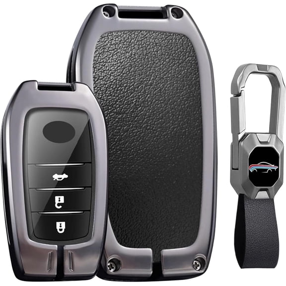 Key Fob Cover Compatible with Toyota Tacoma Camry XSE Highlander Land Cruiser C-HR Tundra Corolla Prius 2025-2026 Keychain Case Holder Protector
