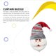 thumbnail image 5 of Inteprter Hogar Navidad cortina hebilla Tieback dibujos animados Santa Claus muñeco de nieve ventana decoración Navidad cortina abrazadera escaparate Kits de decoración para fiestas Papá Noel Inteprter HA070235-01B, 5 of 6