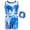 Blue, variant on Two Piece Gymnastics Leotards for Girls,Sparkly Dance Biketards with Shorts Ballet Tumbling Outfit for Girl 3-12 Years