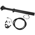 thumbnail image 1 of Bike Seatpost, Convenient to Use Simple  Bike Control Wire Seatpost, for Road Bicycle Mountain Bike Riding Accessory External Wiring 31.6MMx375MM,External Wiring, 1 of 7