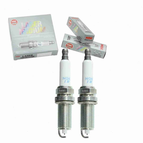2 pc NGK 1208 Laser Iridium Spark Plugs for 12 12 0 032 137 4506 4704 5618 IKH20TT PKH20TT VKH20 Ignition Wire Secondary Fits select: 2007 BMW 328, 2006 BMW 325