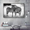 thumbnail image 3 of wall26 Floating Framed Canvas Wall Art for Living Room, Bedroom Black and White Wild Animal Canvas Prints for Home Decoration Ready to Hang - 24x36 inches, 3 of 4